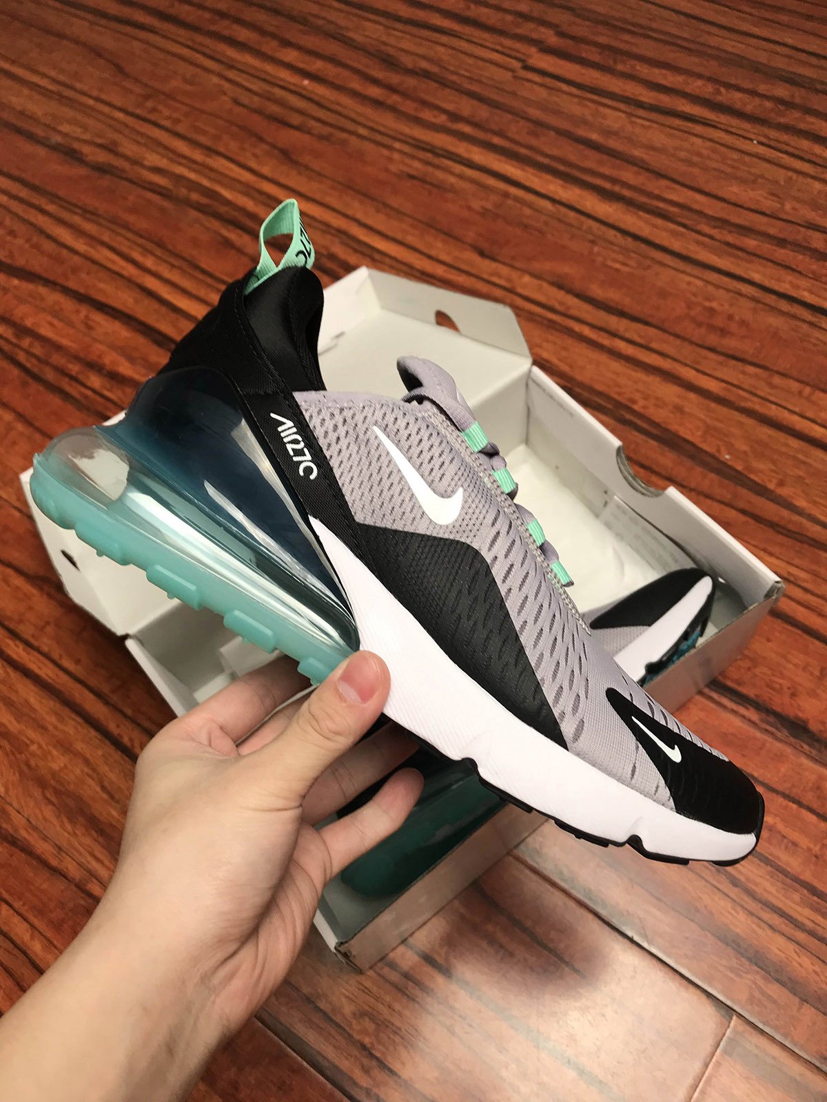 Nike Air Max 270 Fresh Mint Atmosphere Grey CJ0520-001 5339851