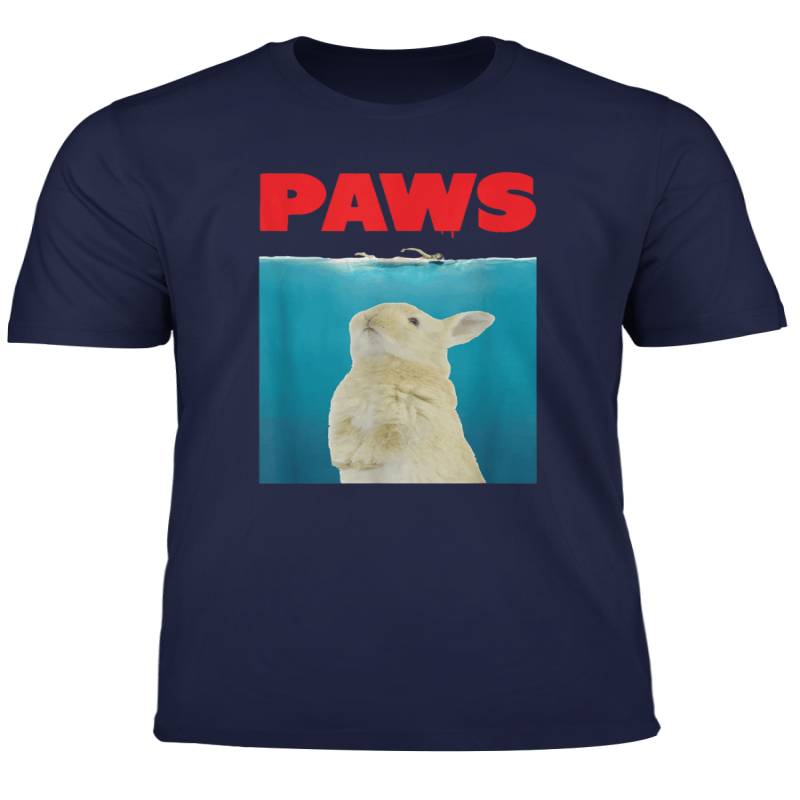 Paws Bunny T Shirt Funny Parody Rabbit Lover Gifts