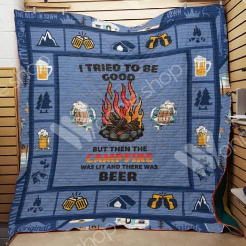 Camping Beer A2305 83O47 Blanket