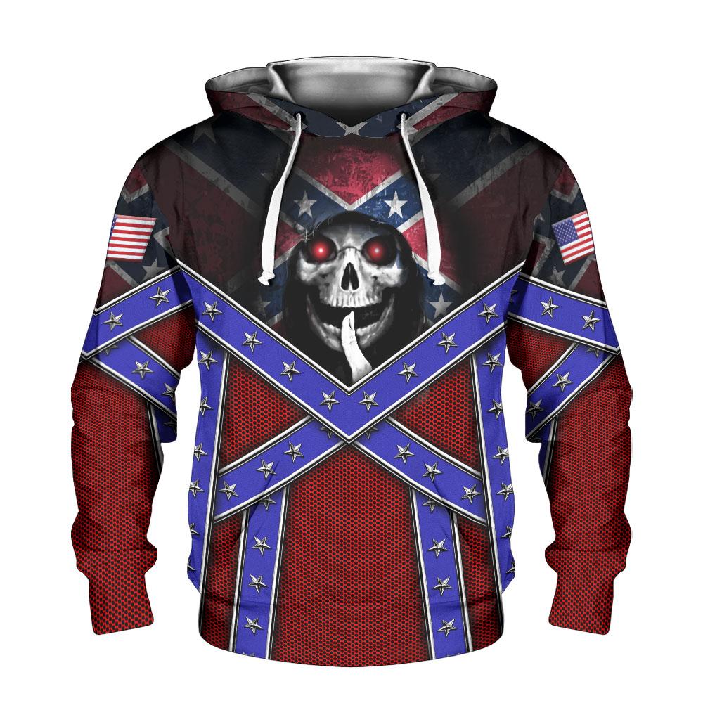 America Skull Sublimation Shirt For Men And Women Version 4