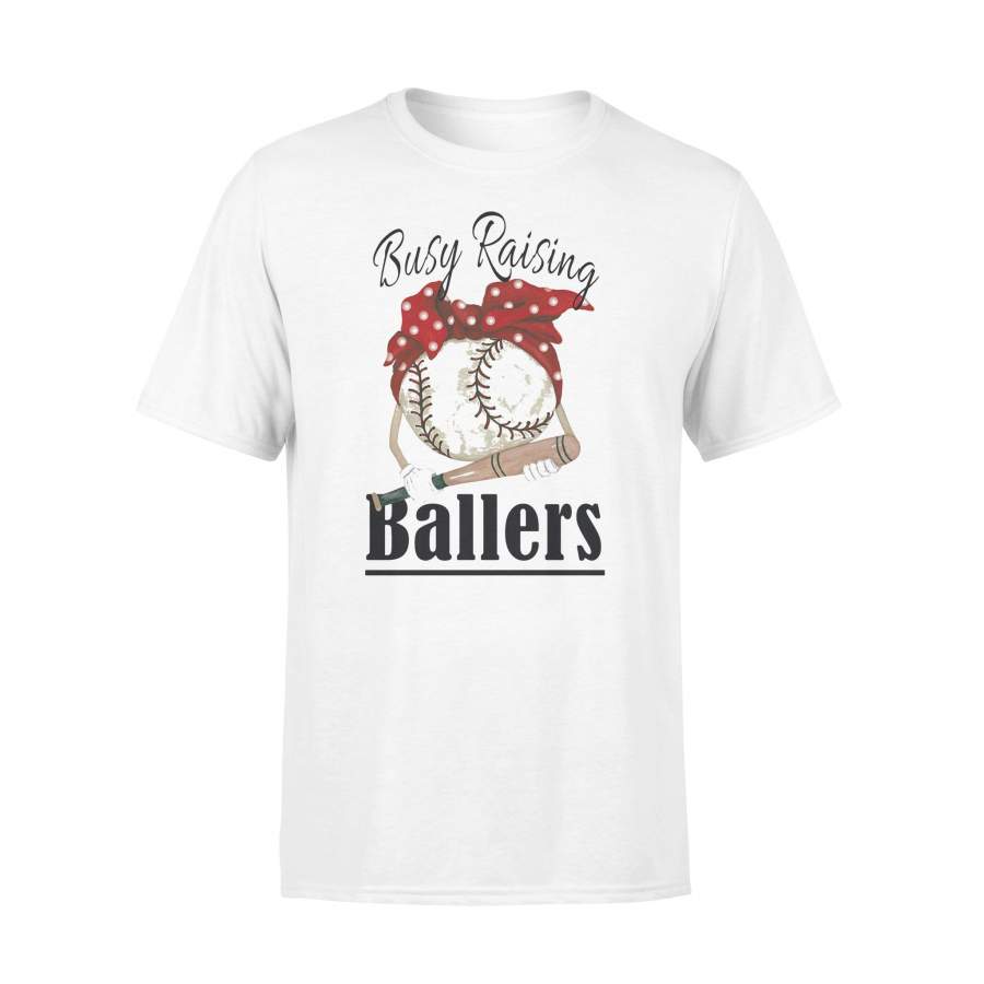 Baseball Busy Raising Ballers Bow T-shirt