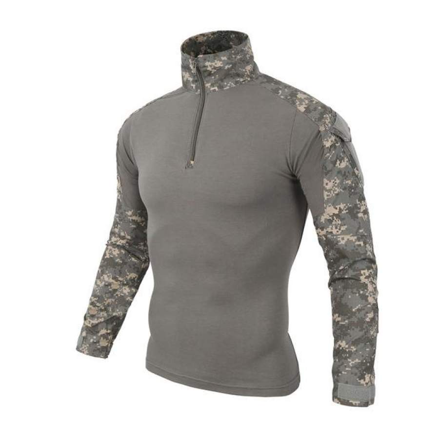 Camouflage colors US Army Combat Uniform military shirt cargo multicam Airsoft paintball tactical cloth with elbow pads