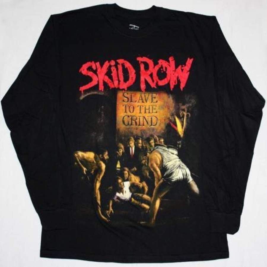 Skid Row Slave To The Grind ’91 Glam Rock  Long Sleeve T-Shirt