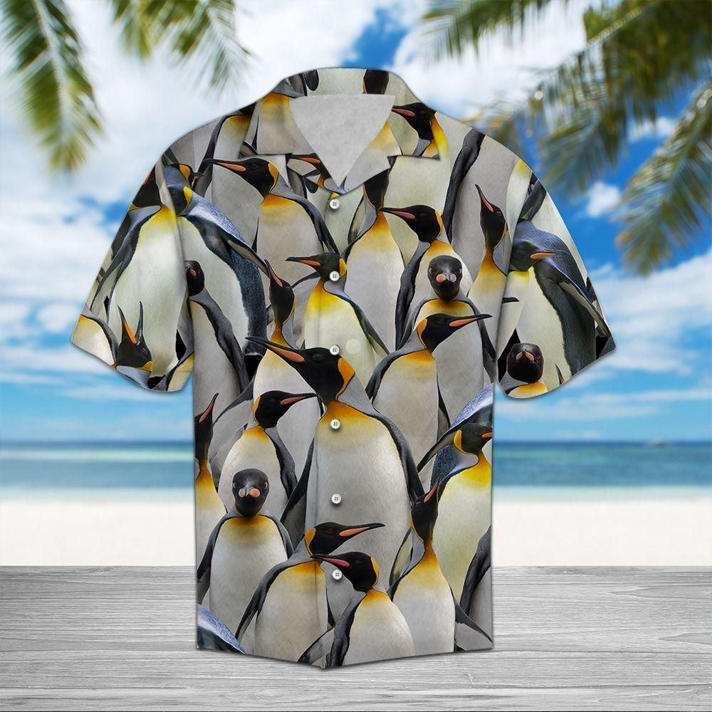 Penguins Aloha Hawaiian Shirt Colorful Short Sleeve Summer Beach Casual Shirt For Men And Women