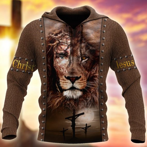 Unisex Hoodie All Over Print Lion Gifts Lion Jesus All Over Printed Us Unisex Size Hoodie