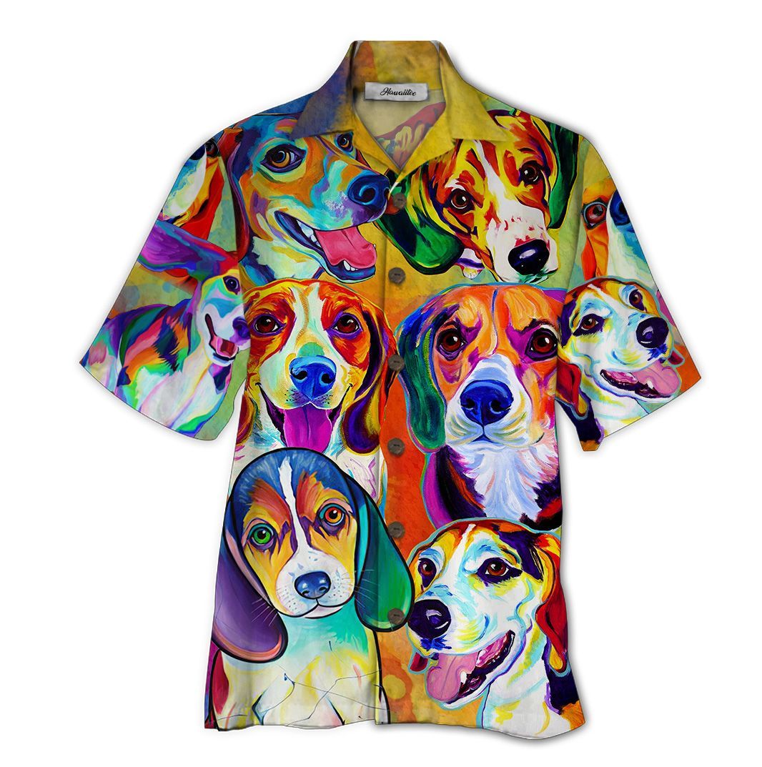 Beagle Colorful Unique Design Unisex Hawaii Shirt For Men And Women Ha72386