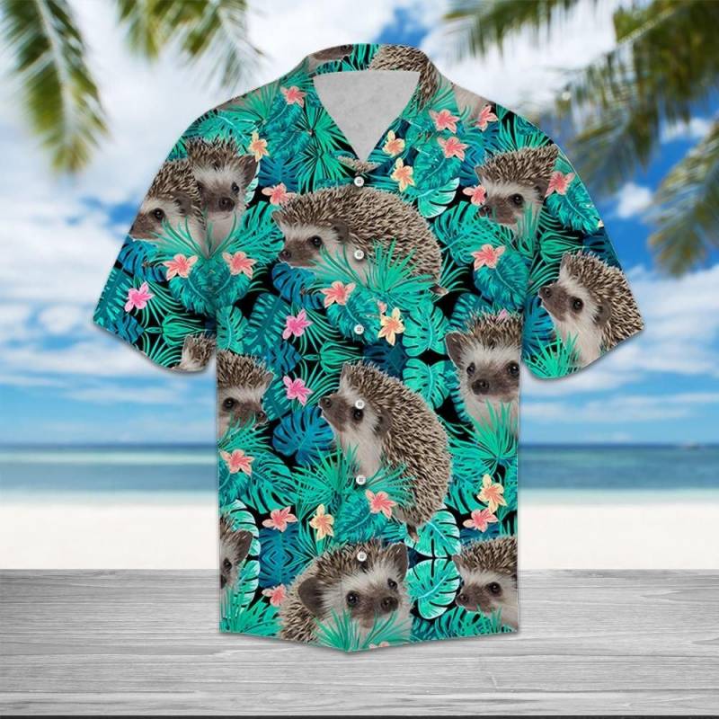 Artsyhomes Hedgehogs Tropical Hawaiian Ha47790