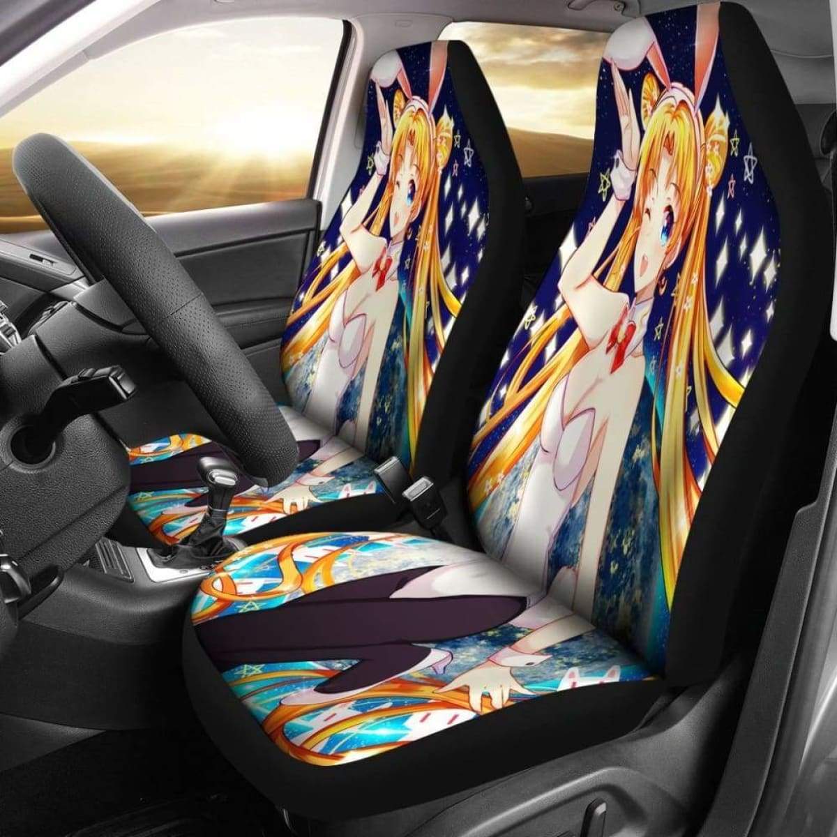 Sailor Moon Rabbit Car Seat Covers Universal Fit 051012