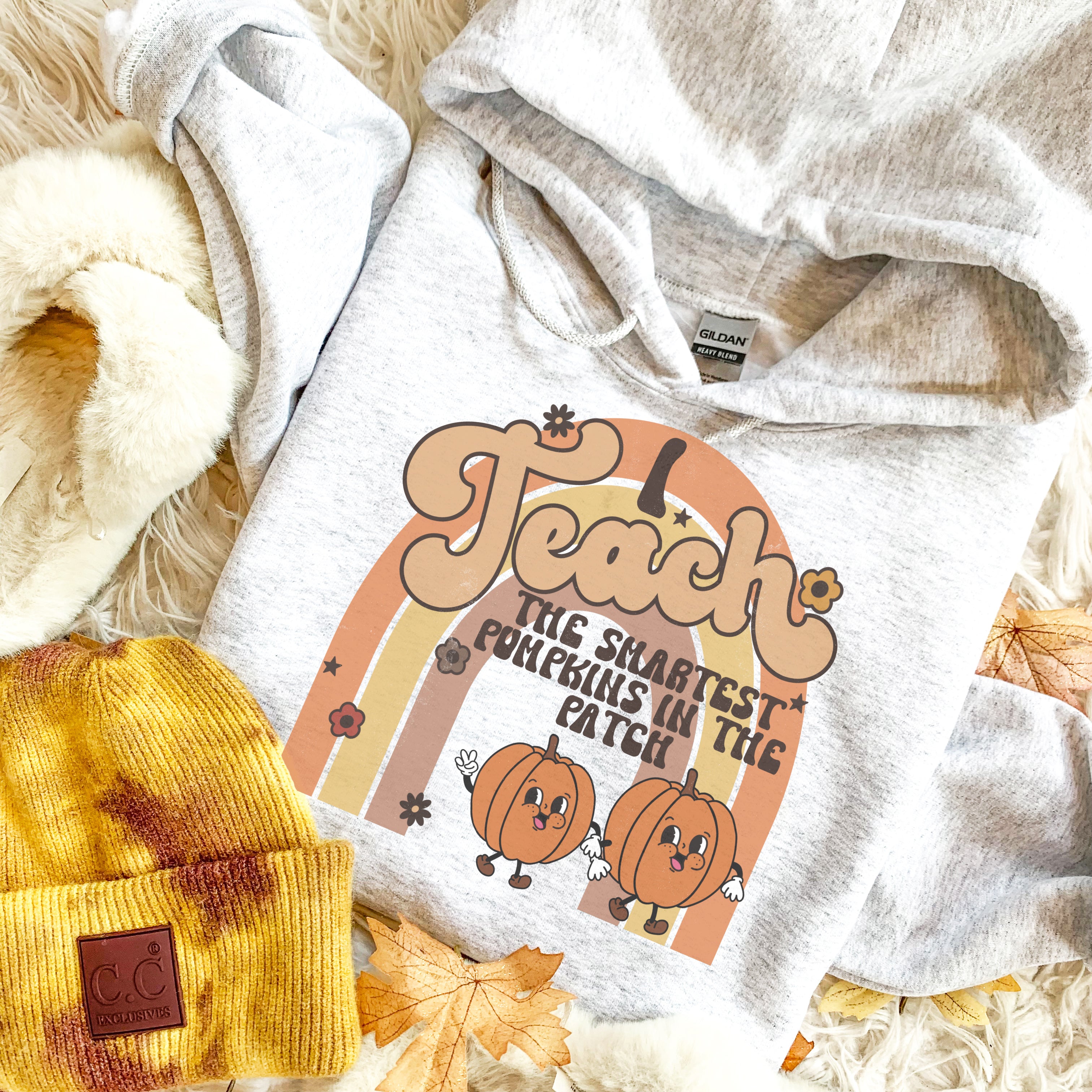 I Teach The Smartest Pumpkin In The Patch Fall Teacher Sweatshirt