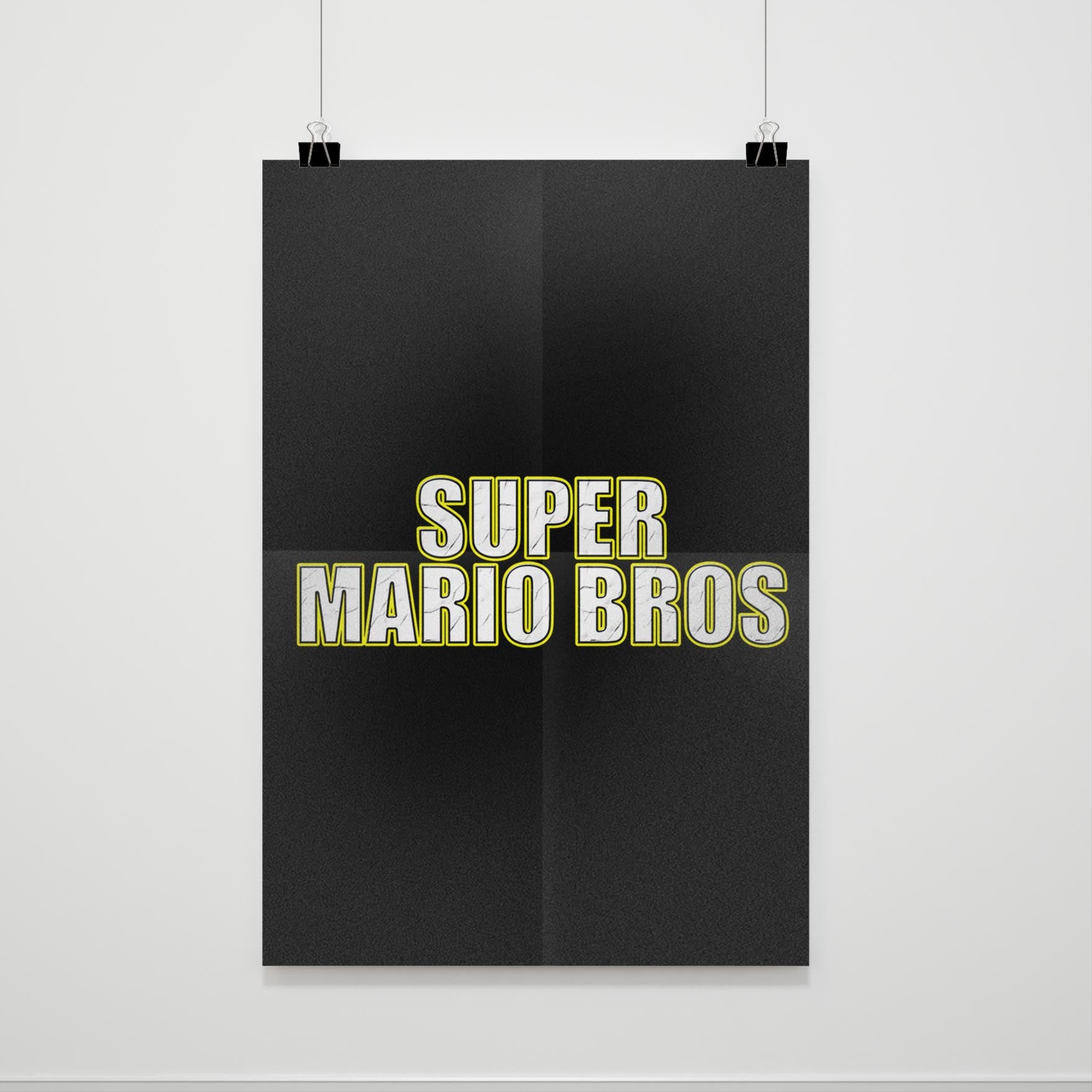 Super Mario Bros Luigi Logo Poster