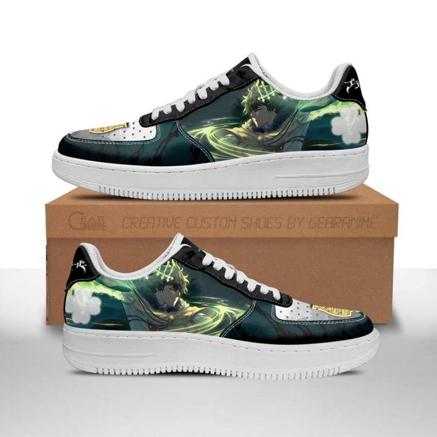 Yuno Air Sneakers Golden Dawn Magic Knight Black Clover Anime Shoes