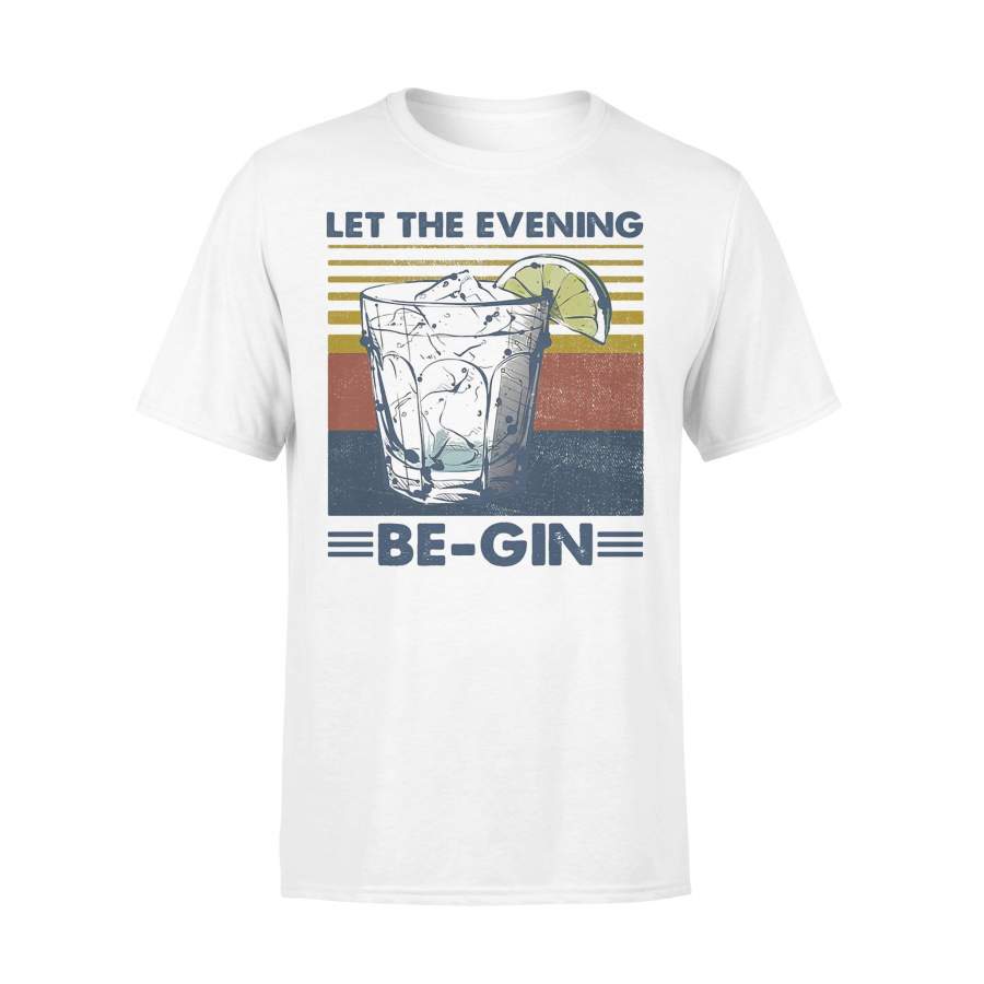 Lemon Ice Let The Evening Be-Gin Vintage T-shirt