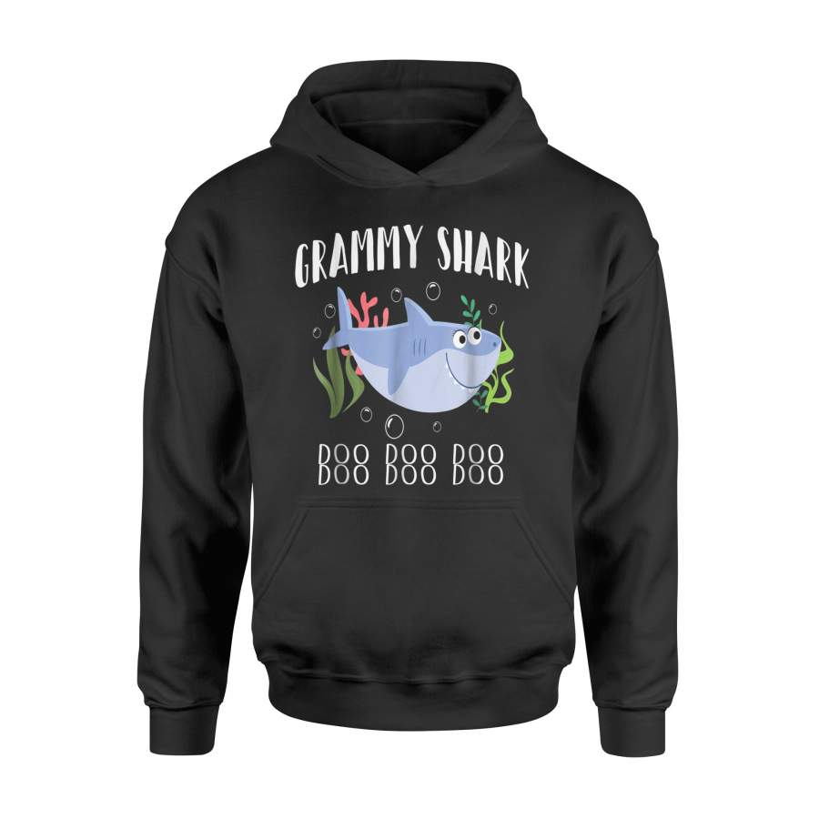 Grammy Shark Christmas Gift Matching Family Shark Hoodie
