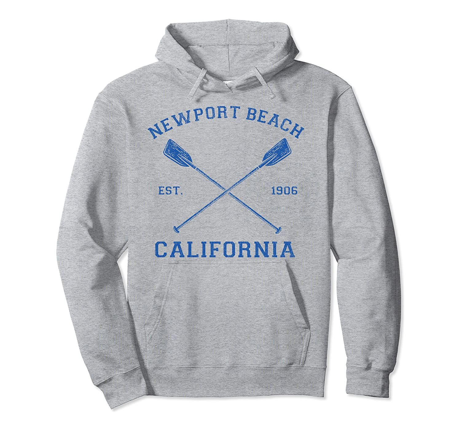 Vintage Newport Beach Vacation Pullover Hoodie, T-Shirt, Sweatshirt, Tank Top, Racerback, Dolman