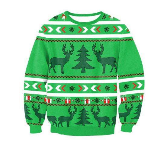 Tree Merry Xmas Ugly Christmas Sweater | For Men & Women | Adult | Us1306