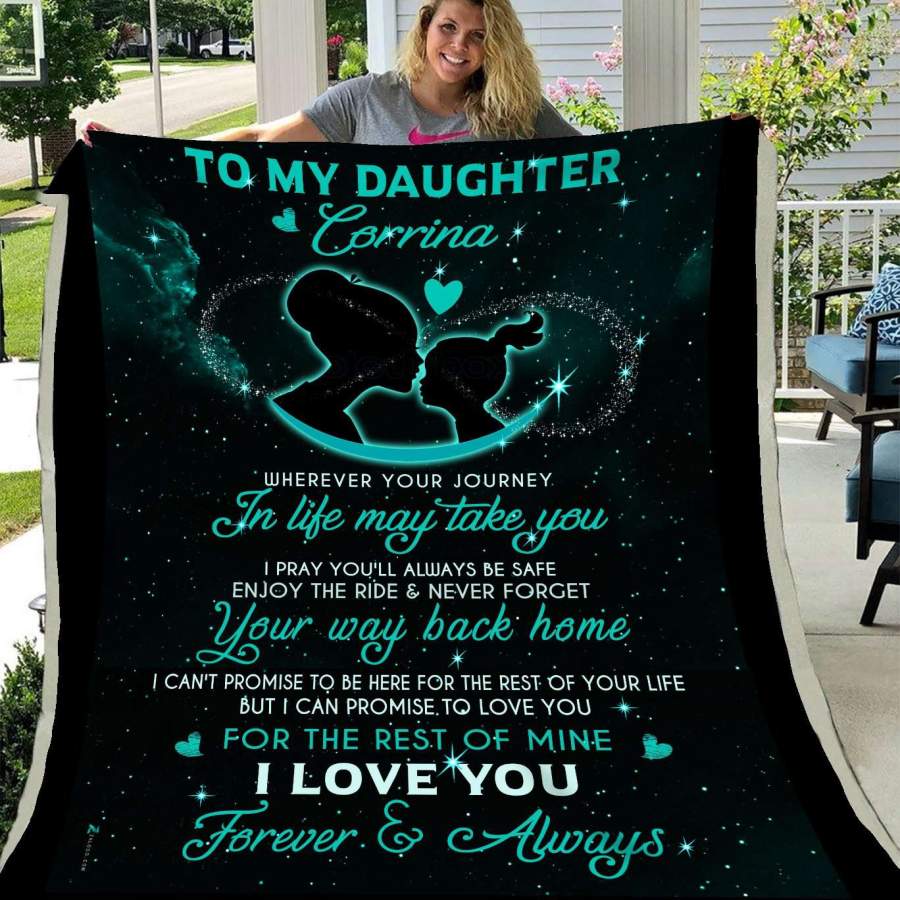 Gift For Daughter Corrina I Love You Forever And Always Blanket