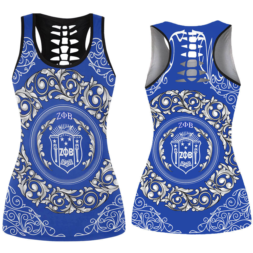 Clothing – Africa Zone Clothing – Zeta Phi Beta Sorority Hollow Tank Top A35