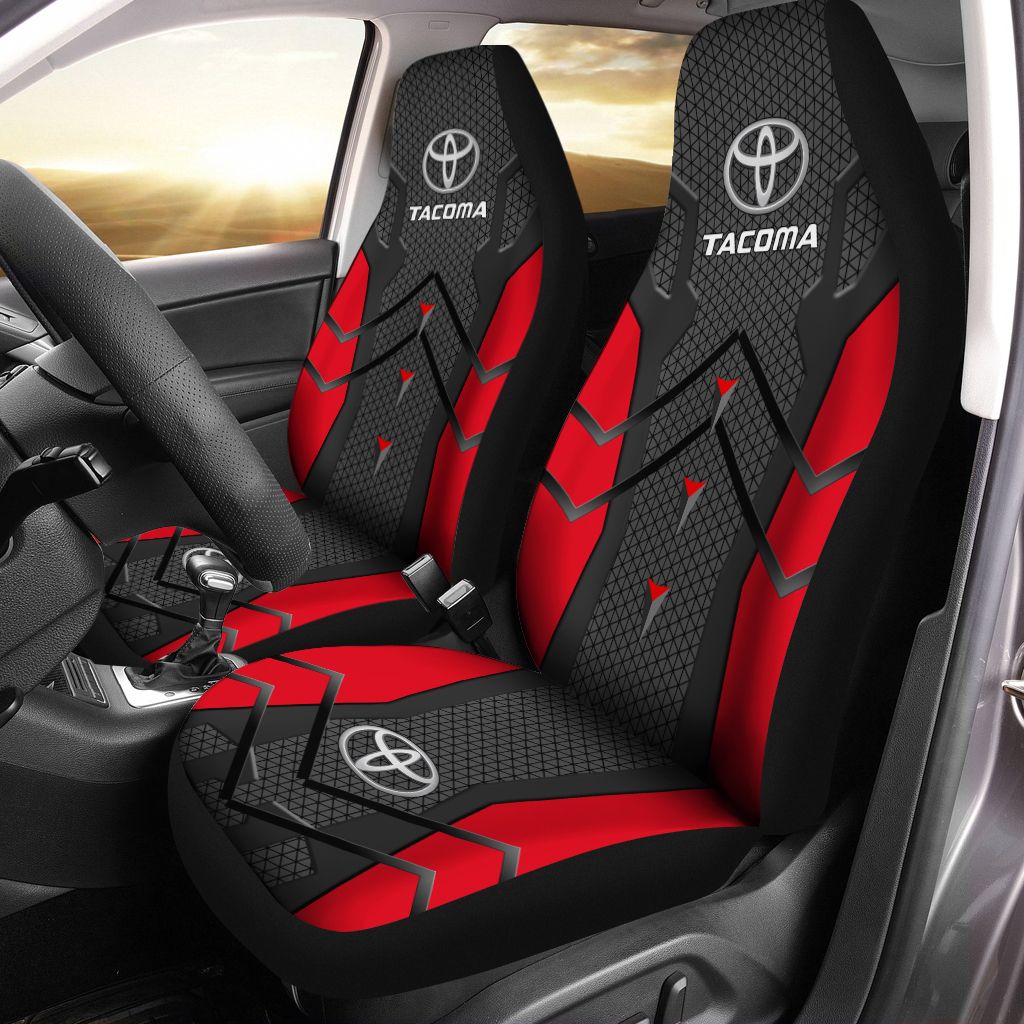 Toyota Tacoma Lph-Lt Car Seat Cover (Set Of 2) Ver 5 (Red)