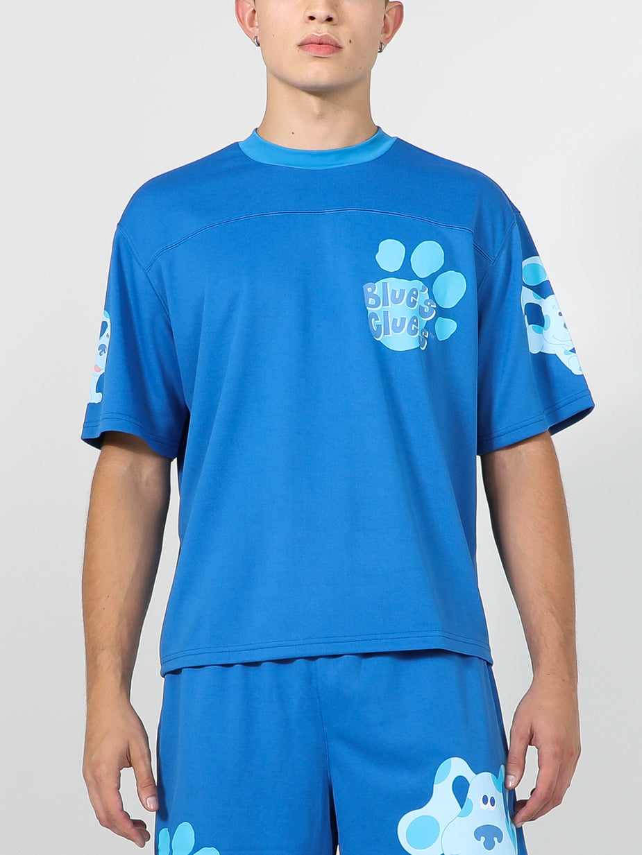 Blue Mesh Jersey