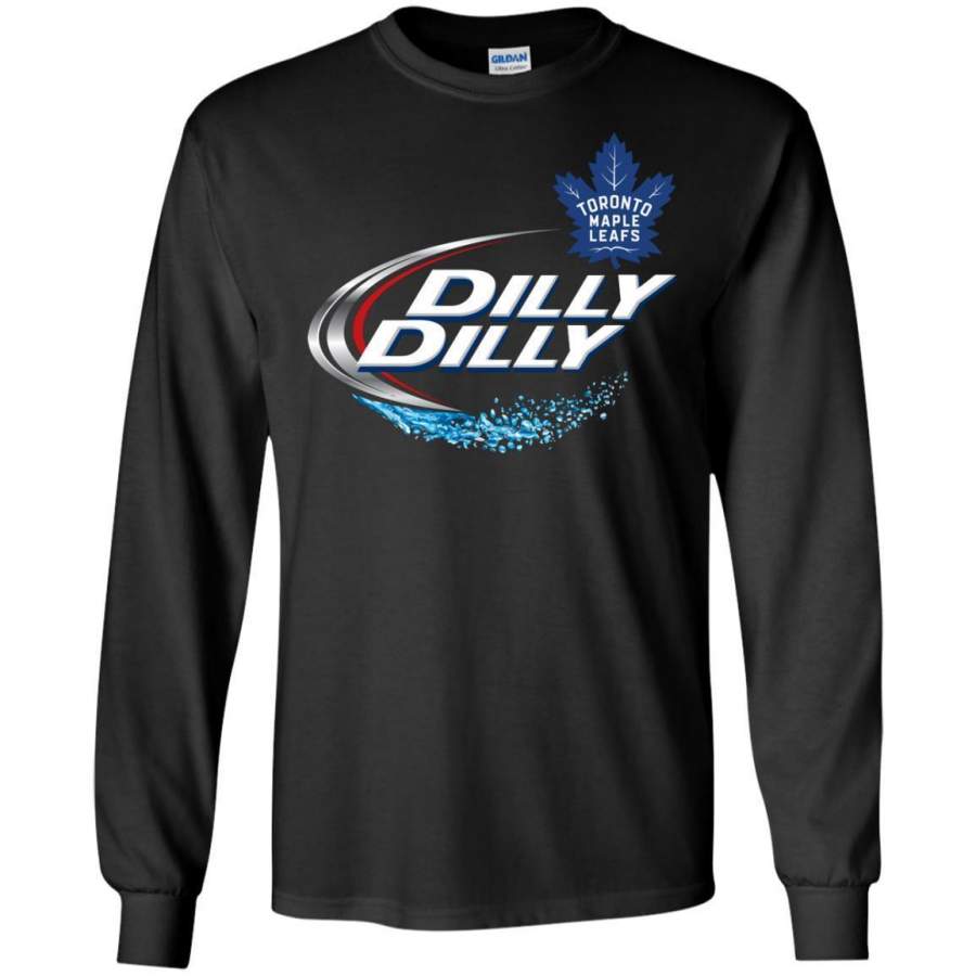 AGR Dilly Dilly Toronto Maple Leafs Sport Long Sleeve T-shirt