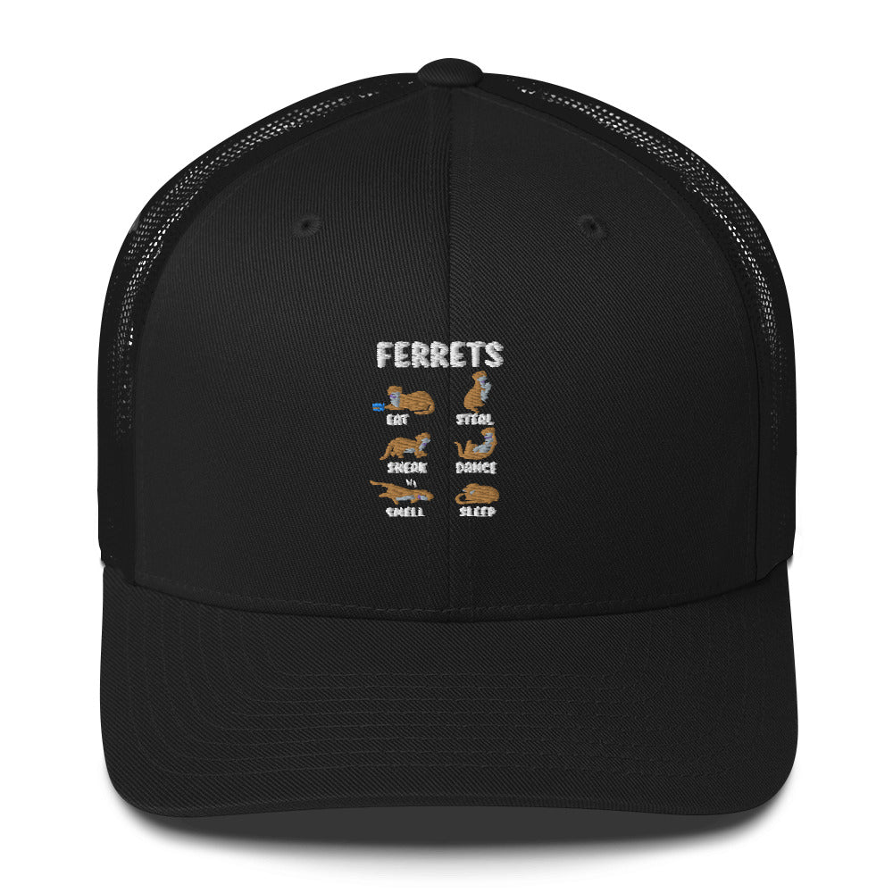 Trucker Cap Hilarious Rodent Experimental Animals Subject Testee Lover Examinee Test Victim Hamster Rats Mouse