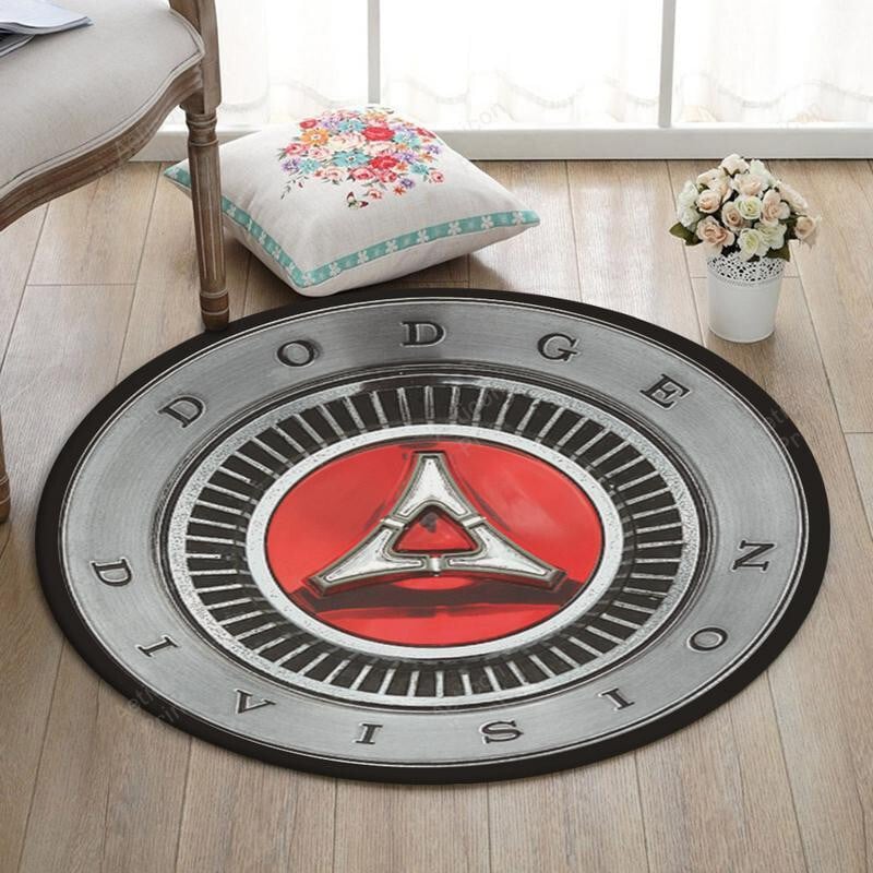 Dodge Living Room Round Mat Circle Rug Dodge Charger Division