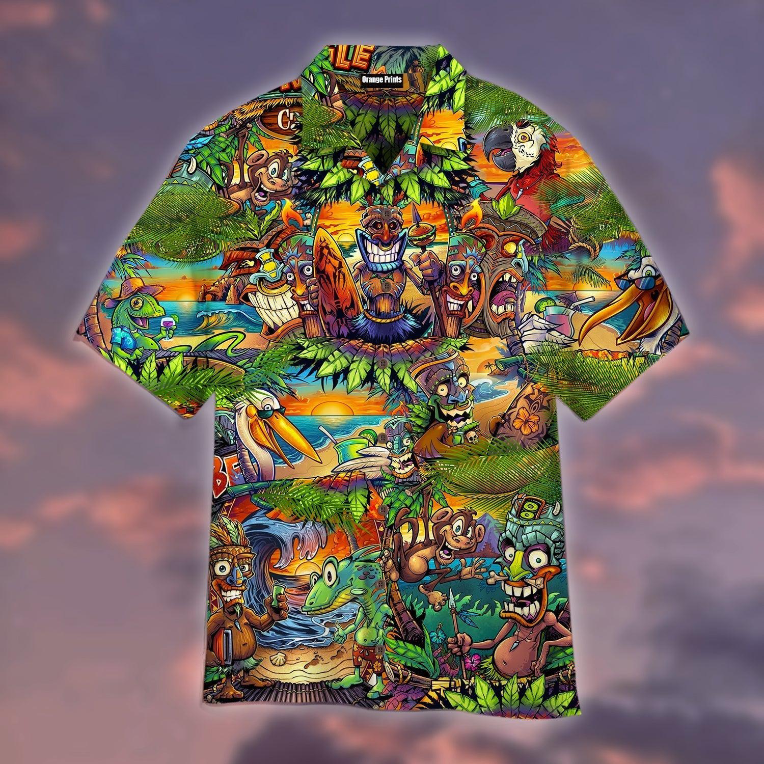 Tiki Tropical Aloha Hawaii Shirts For Men Women Ha66520