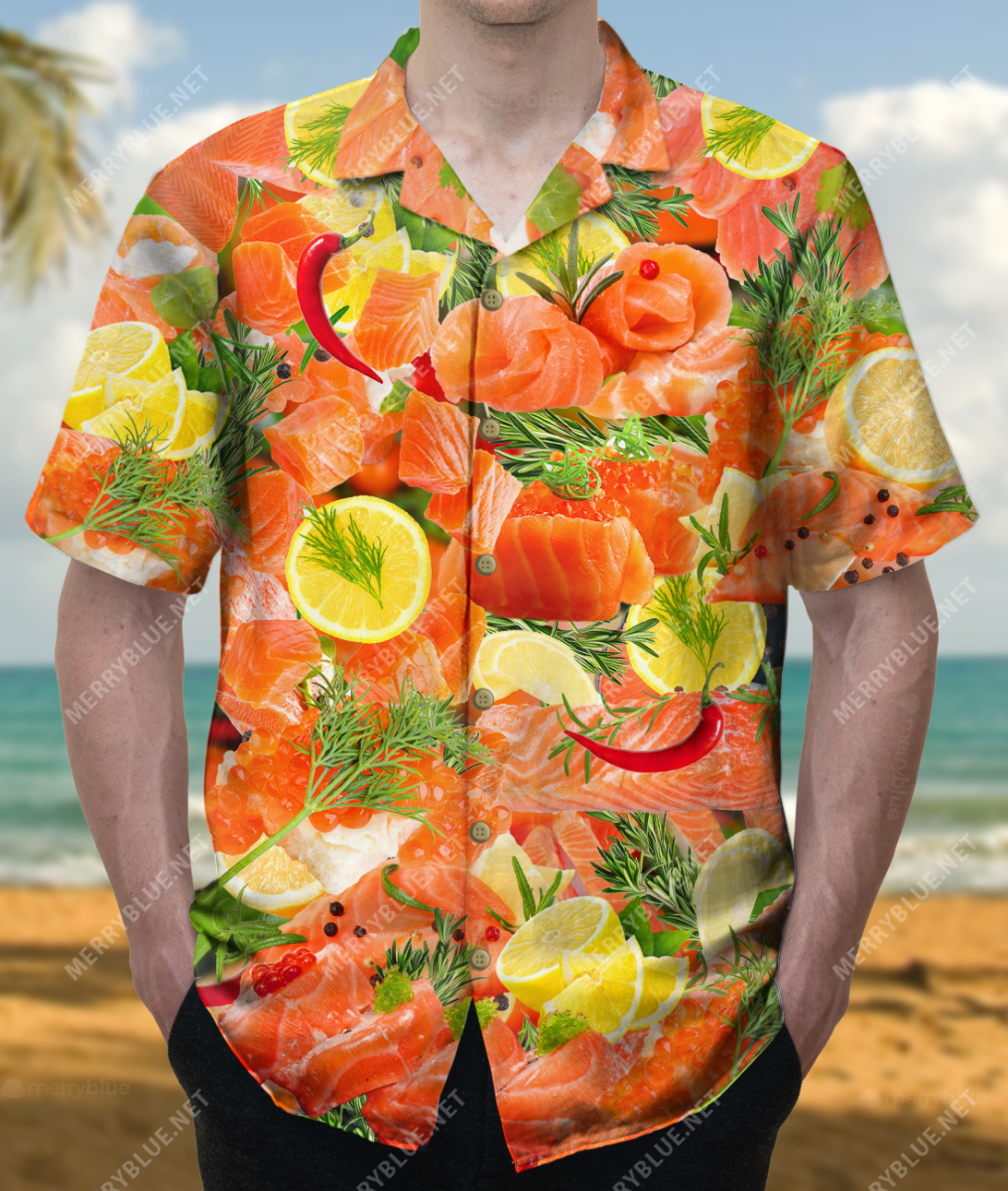 Life Is Simple And Fresh Like Salmon Unisex Hawaii Shirt Ha92649