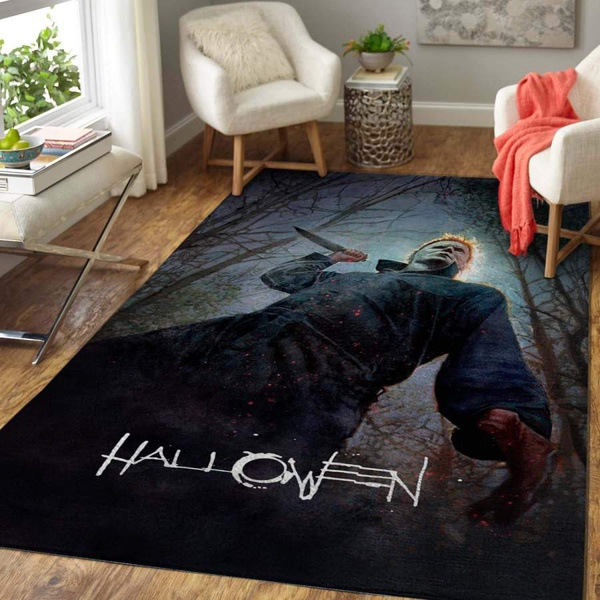 Halloween Gift Michael Myers – Halloween Series Area Rug Home Decor – HomeBeautyUS