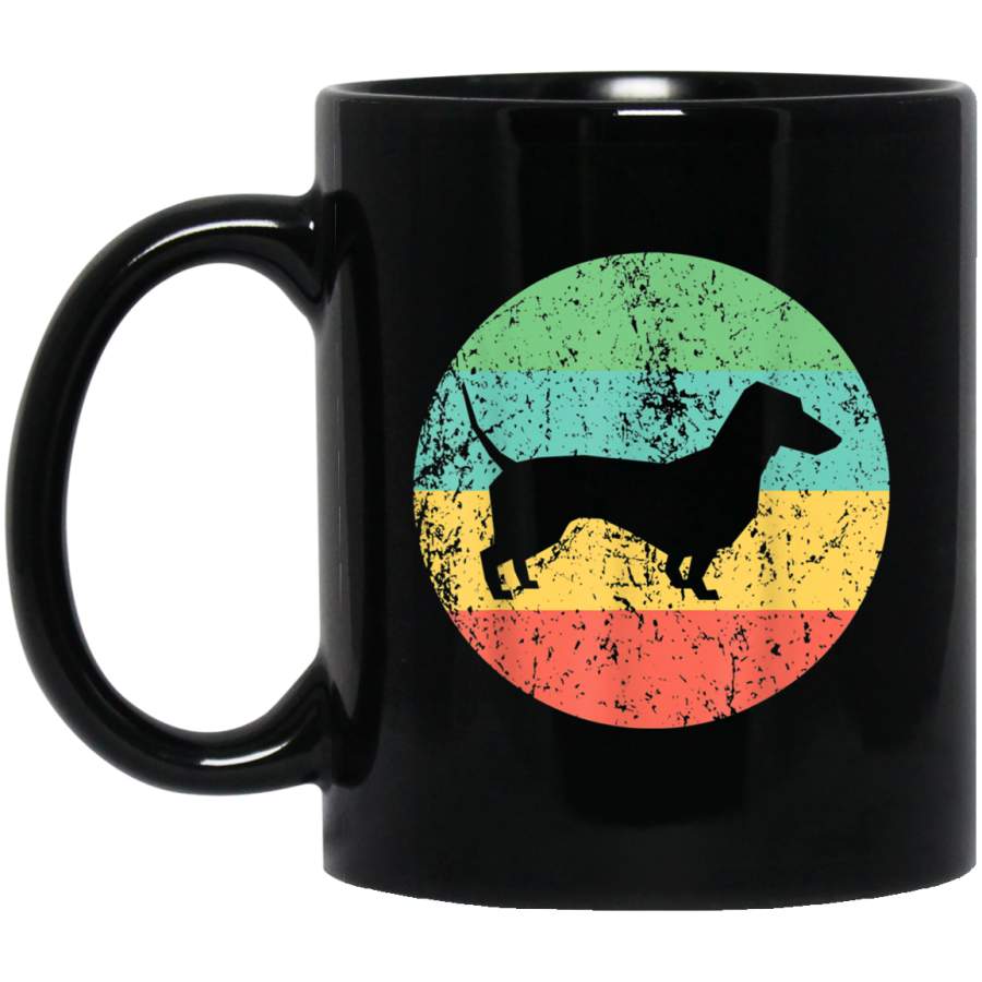 Dachshund Vintage Retro Dachshund Dog Mug