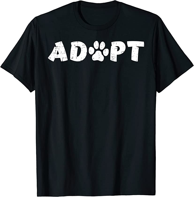 Cute & Funny Dog Paw – Dog Cat Kitten Lovers Dog Owners T-Shirt