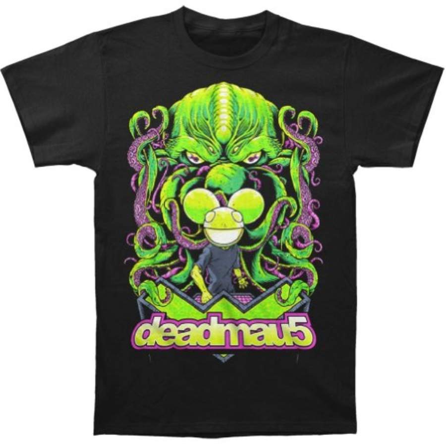 Deadmau5 – Scary Octopus Short Sleeve T-Shirt Men’S Fitness T-Shirt