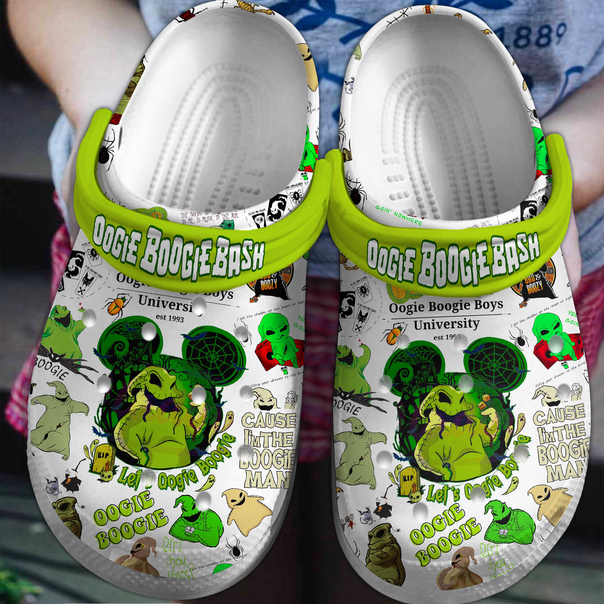 Oogie Boogie Bash Movie Crocss Clogs For Men Women And Kid Bm1411-1454