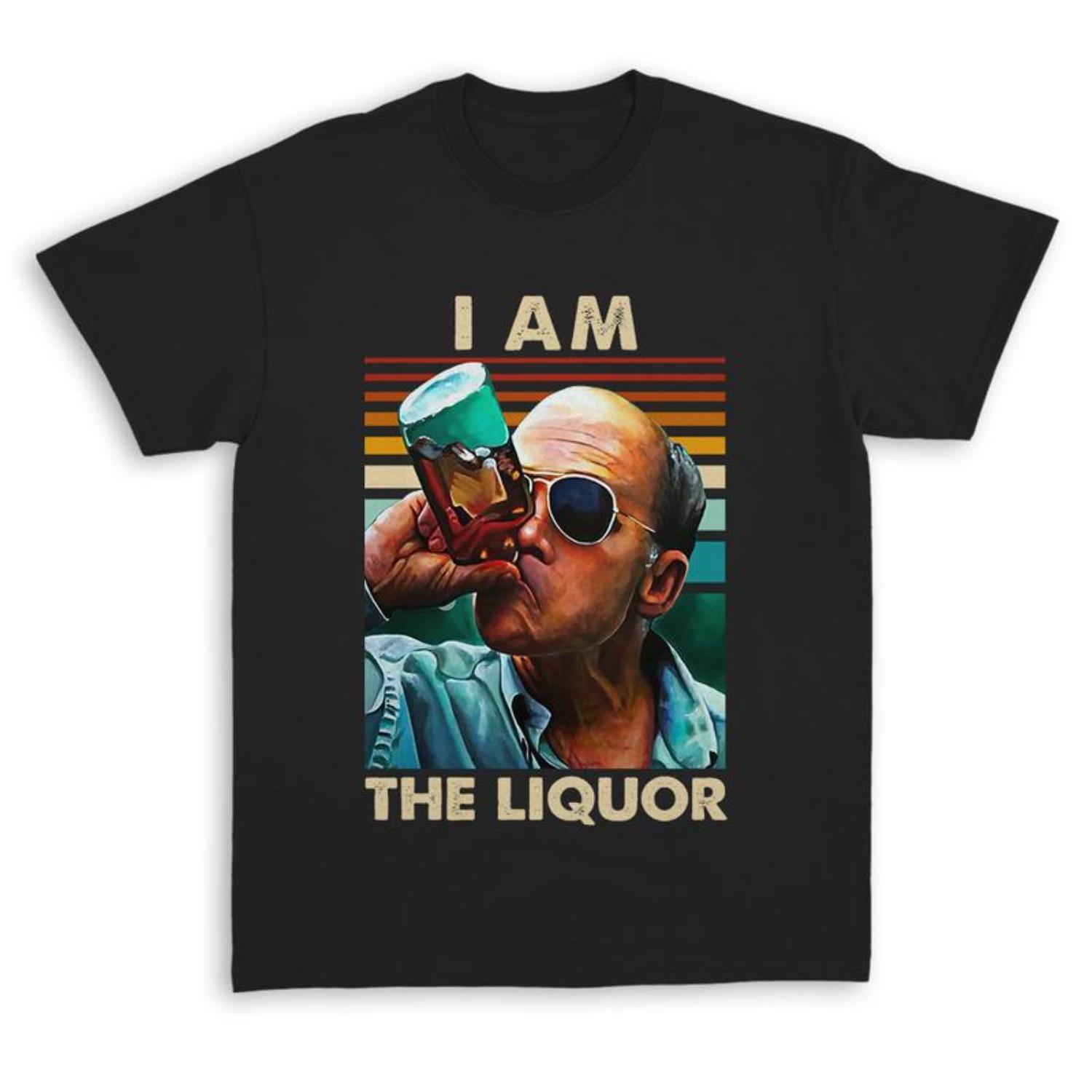 Reyesshopus I Am the Liquor Shirt, Trailer Park Boys Jim Lahey Shirt, Funny Crewneck Unisex Shirt, Gift for Men and Women, Full Size Cotton Menswear
