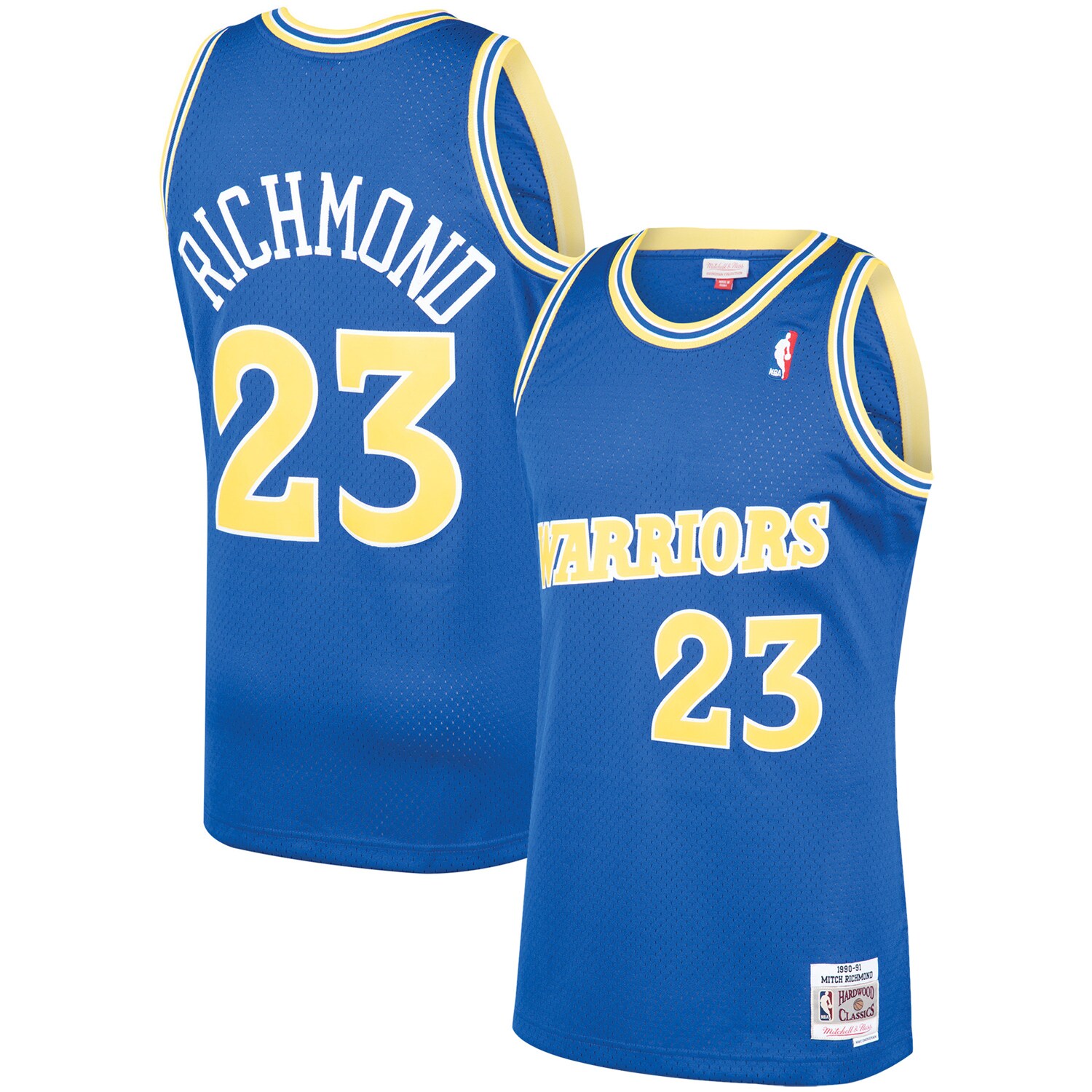 Mitch Richmond Golden State Warriors Mitchell & Ness Hardwood Classics Swingman Jersey – Royal