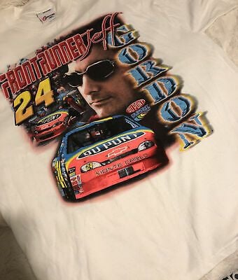 Vintage Nascar Jeff Gordon Shirt Front/back Graphic Dupont Racing Nwot 7121