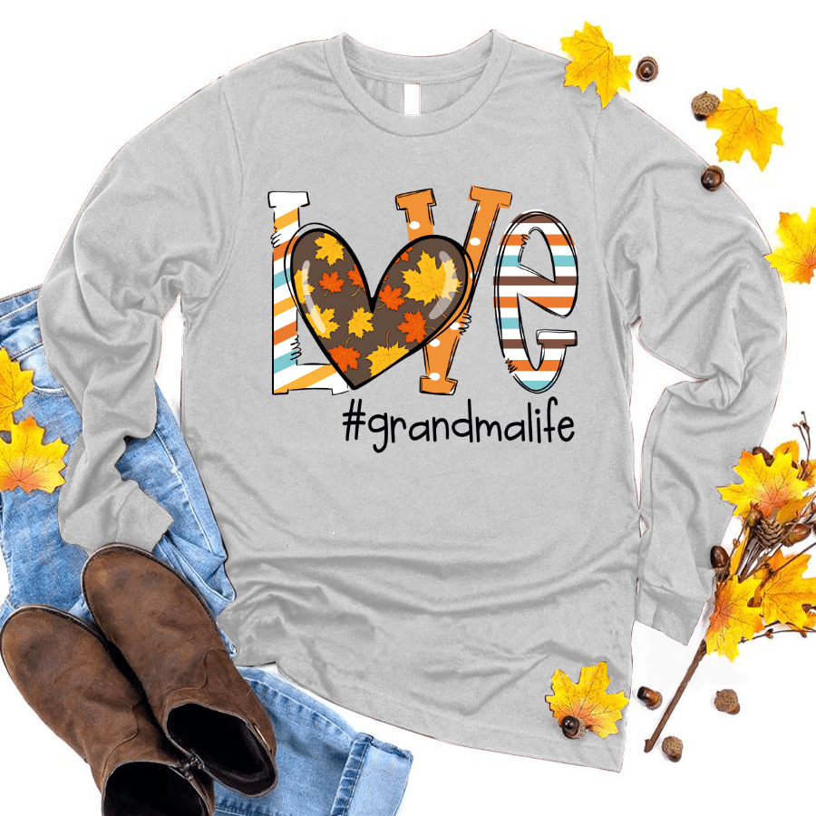 Love Grandma Life Autumn Shirt