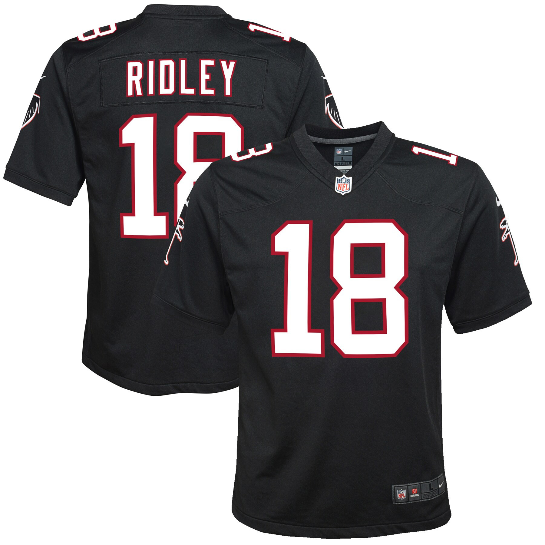 Calvin Ridley Atlanta Falcons Throwback Game Jersey – Black NFL