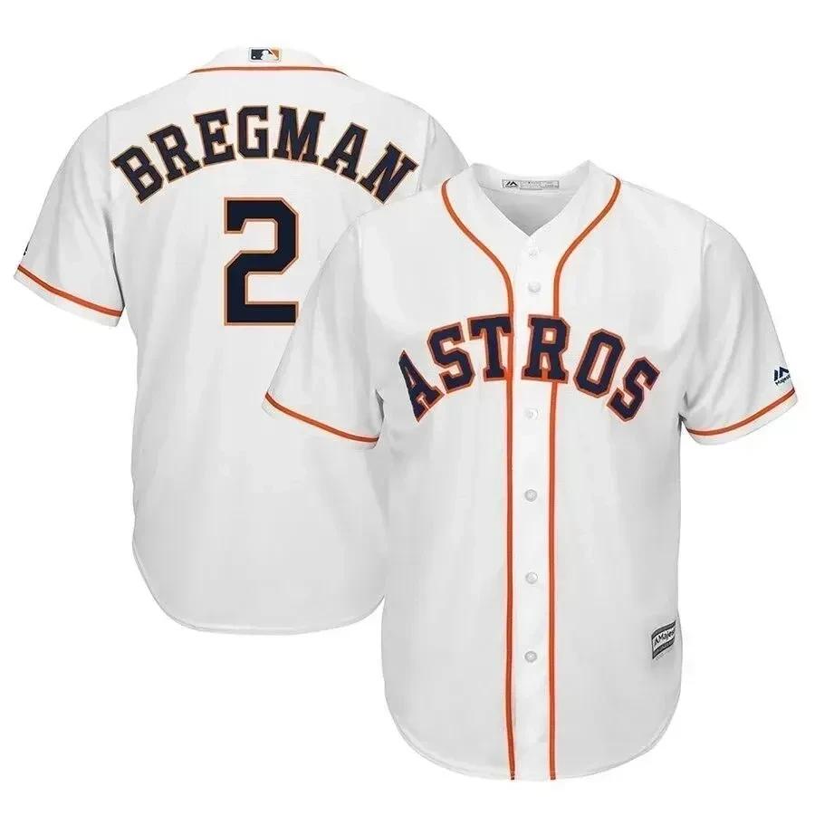 Alex Bregman Houston Astros Home Official Cool Base Player Jersey – White