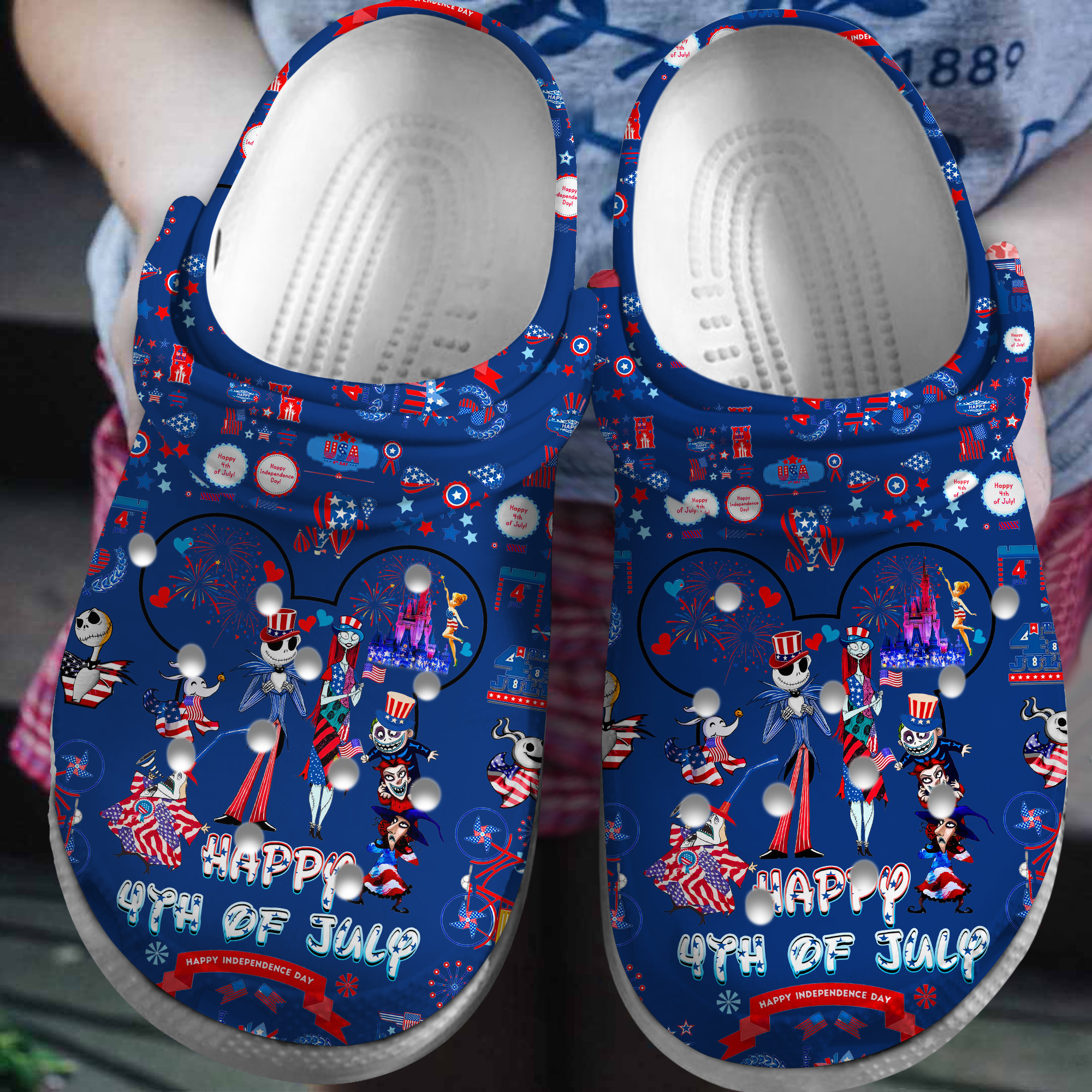 Premium Happy Independence Day Crocs Crocband Clogs Shoes Comfortable For Men Women and Kids 3