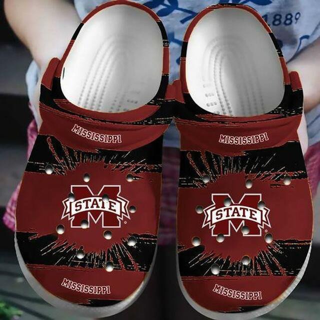 Mississippi State Fashion Style Clogs Clogband Clog Comfortable Water Shoes