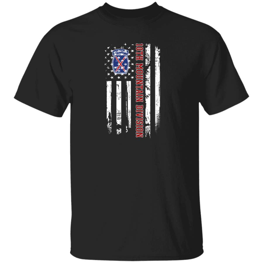 10th Mountain Division Veteran American Flag Tshirt Veterans Day Christmas Gift Mug