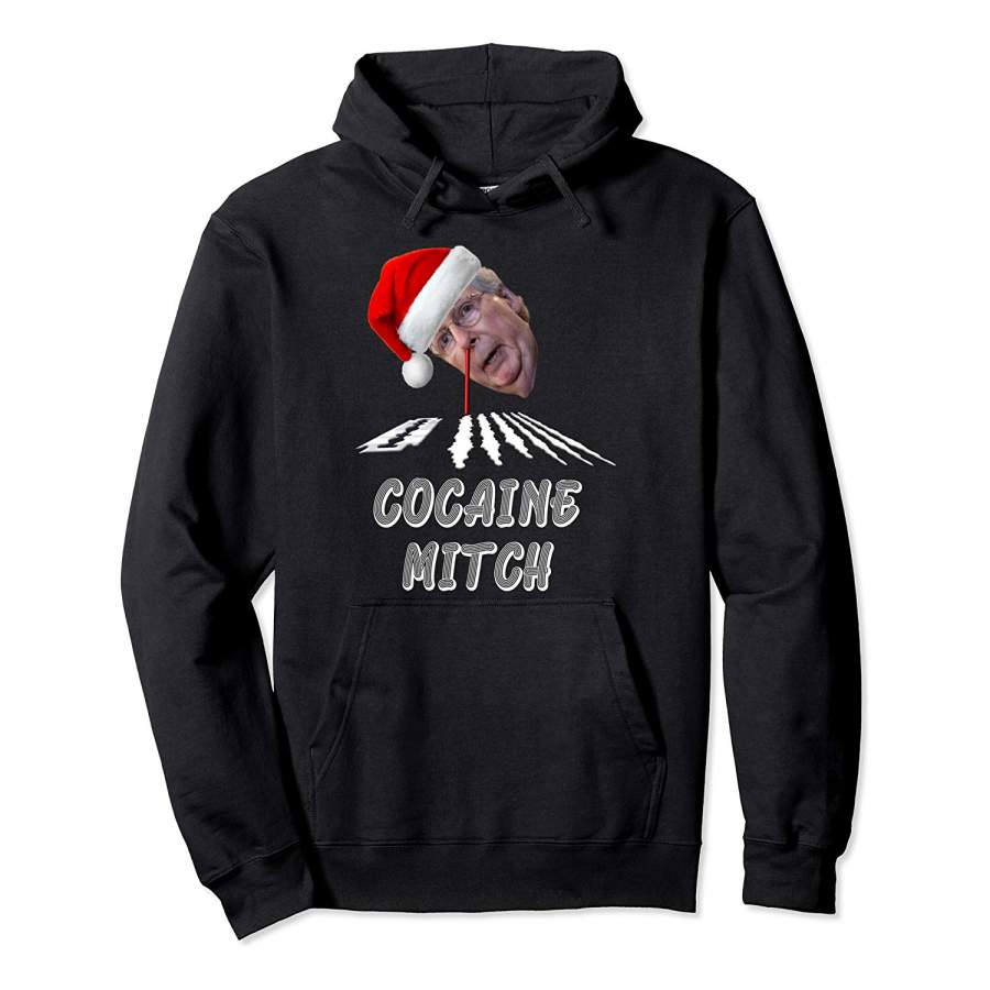 Santa Mitch Sweater White Christmas Gift Let It Snow Pullover Hoodie