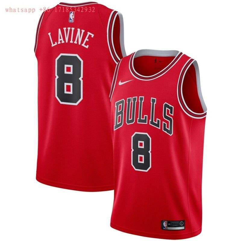 Chicago Bulls Zach Lavine #8 2020 NBA New Arrival Red Jersey