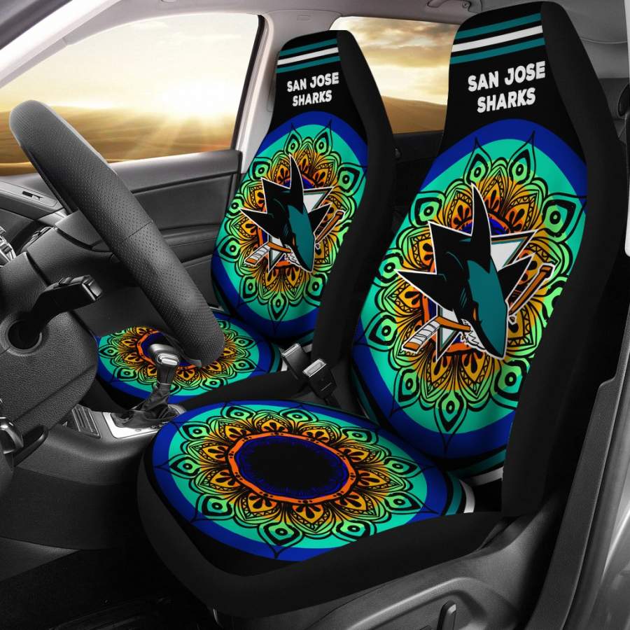 Unique Magical And Vibrant San Jose Sharks Car Seat Covers