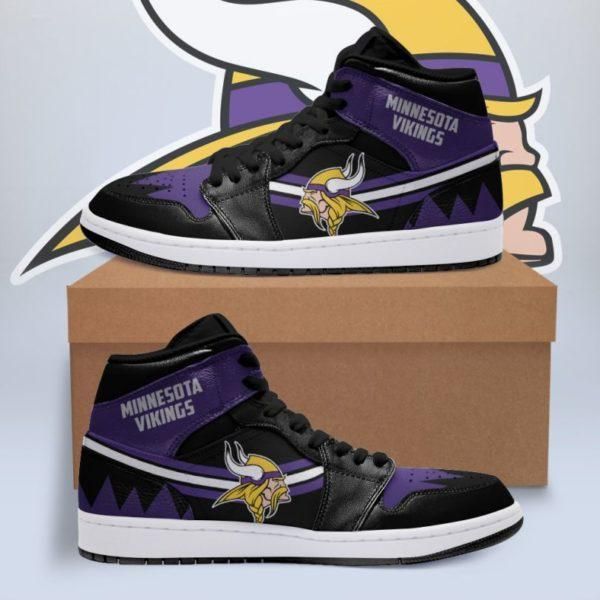 Minnesota Vikings 125 Air Jordan Sport Custom Sneakers