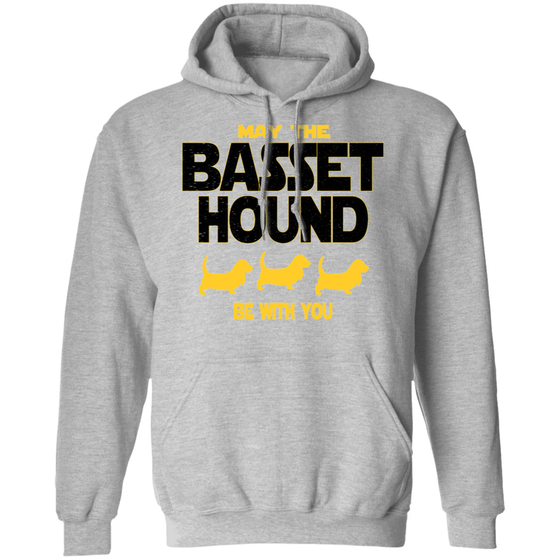 May The Basset Hound Be With You Hoodie