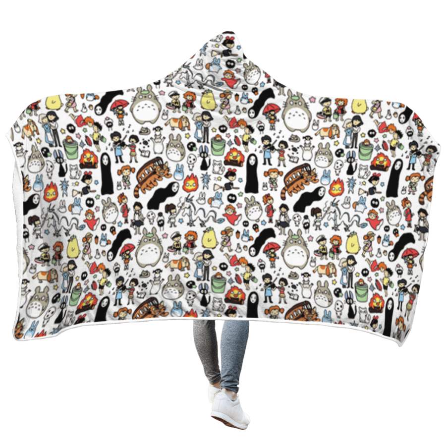 Anime Kawaii CollectionCustom Hooded Blanket