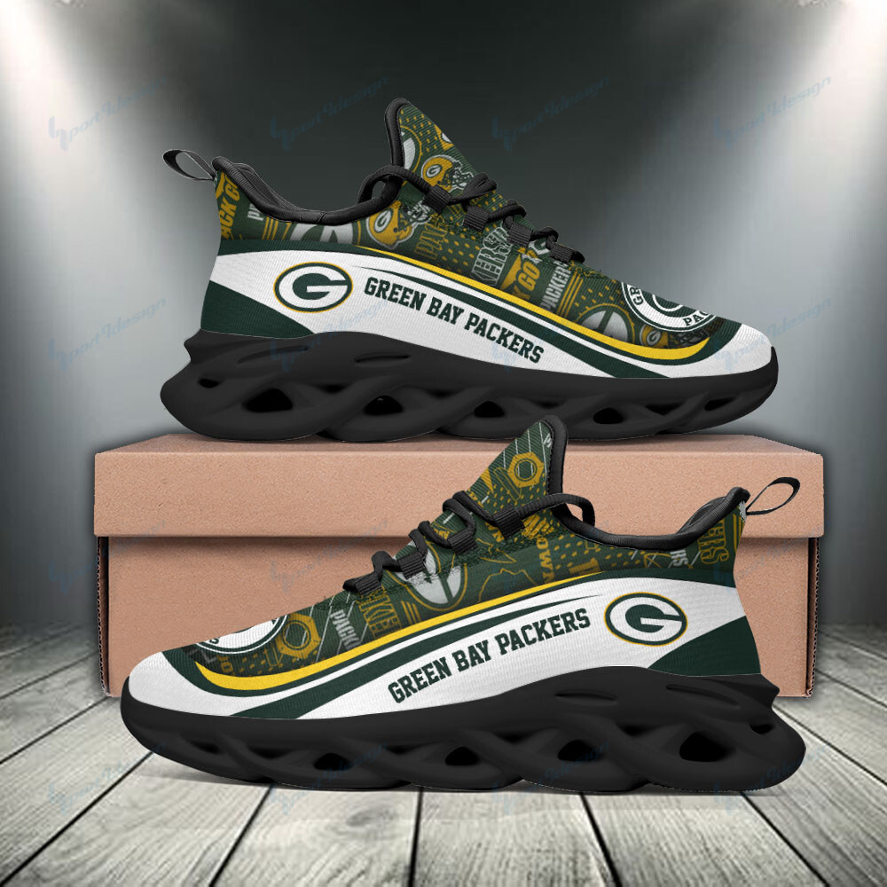 Green Bay Packers Yezy Running Sneakers Bb339