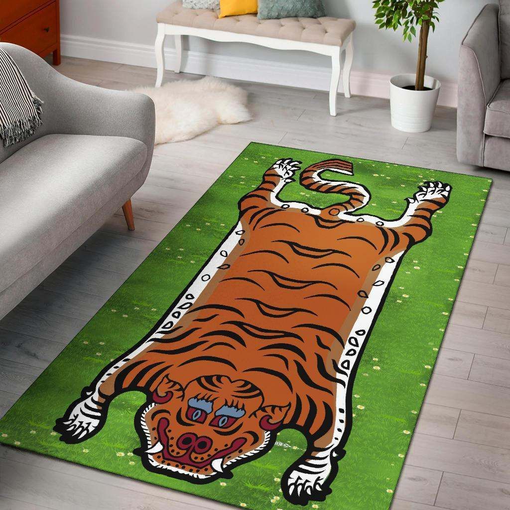 3D Tiger Skin Printed CLA1910038R Rug